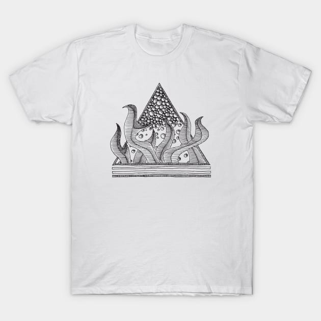 triangle T-Shirt by mishart